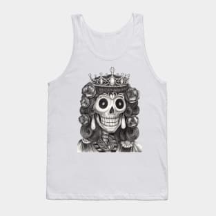 Female skeleton fashion model. Tank Top